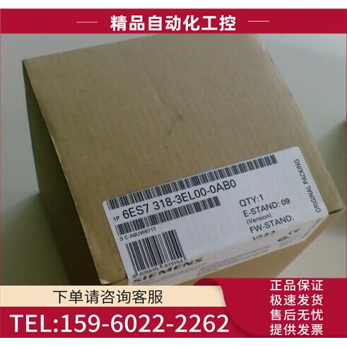 6ES73183EL000AB0319-3PN/DP1模块6ES7 318-3EL00-0AB0【议价】