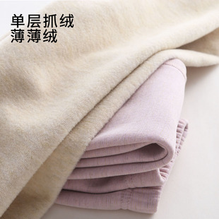 婴幼儿抓绒秋裤薄绒女童保暖裤内穿打底裤外穿儿童女孩中大童a类