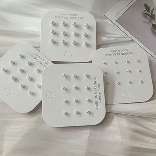 珍珠小耳钉耳洞耳钉女银针简约气质百搭组合套装高级迷你耳环耳饰