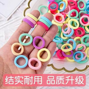 儿童皮筋女童橡皮筋高弹力耐用扎头发毛巾圈宝宝头绳不伤发小发圈