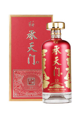 华都承天门10年酱香纯粮食固态53度白酒