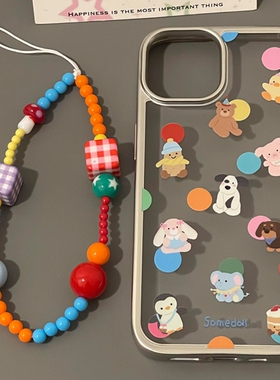 波点小动物适用三星s24ultra手机壳s20fe/s21plus卡通s23+可爱a05女a13新款a21s透明a24/a31防摔a35韩系a72