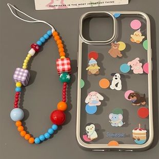 a21s透明a24 可爱a05女a13新款 a31防摔a35韩系a72 s21plus卡通s23 波点小动物适用三星s24ultra手机壳s20fe