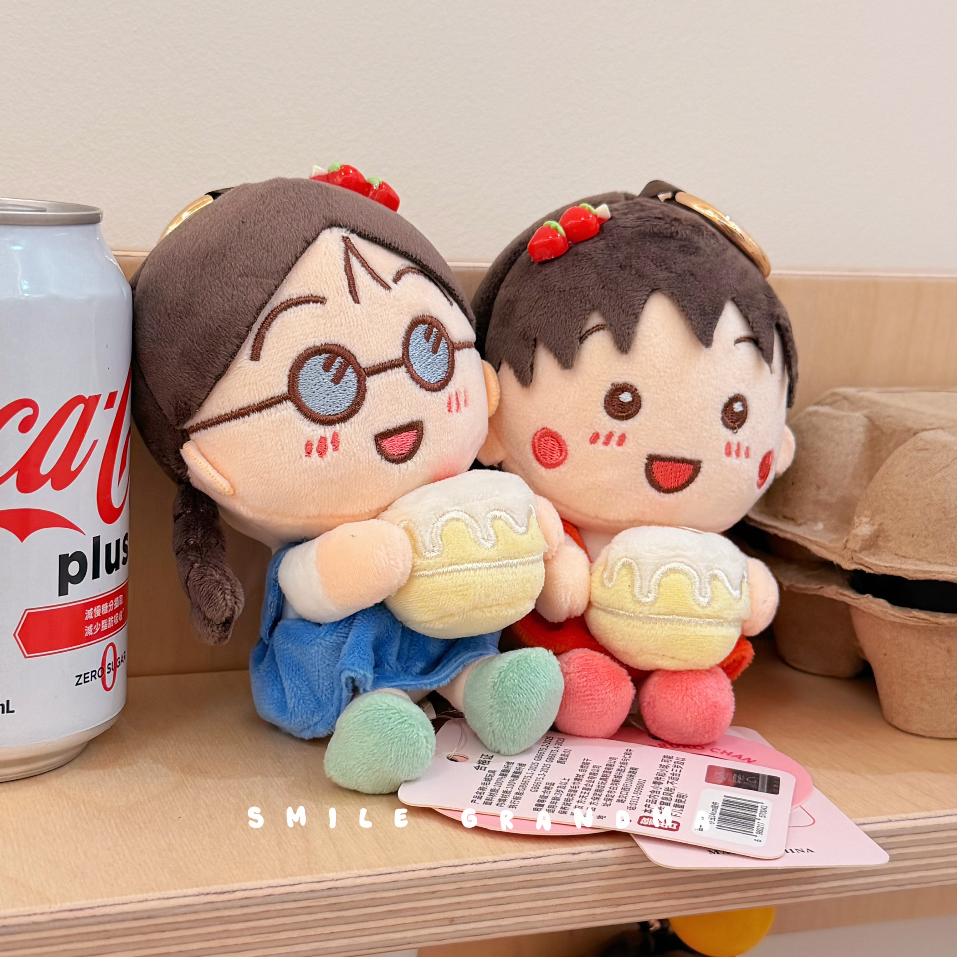 新款樱桃小丸子毛绒挂件可爱日系玩偶送女生儿童娃娃生日礼物玩具