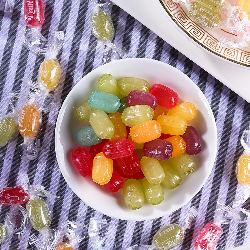 俄罗斯水果硬糖夹心糖喜糖袋装