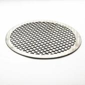 304不锈钢圆网格鱼鳞加厚户外围炉煮茶烧烤网一体成形食品级白钢