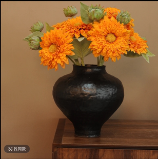 景德镇陶瓷花瓶摆件客厅插花鲜花干枝干花复古中式民宿Y1007-5