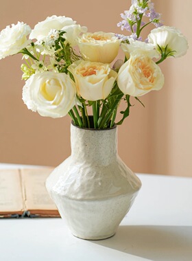 景德镇手工花盆花器家居茶室简约高档摆件H0120B2