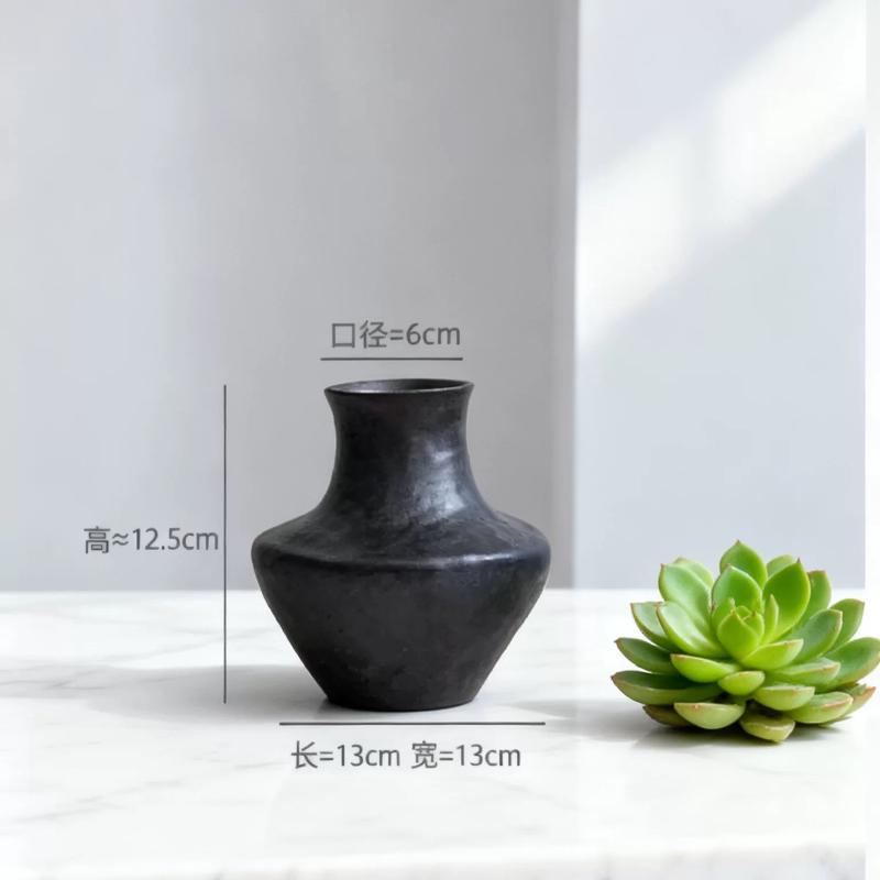 景德镇手工花盆花器家居茶室简约花瓶