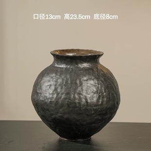 景德镇手工花盆花器家居茶室简约高档摆件Y8120B0