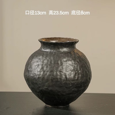 景德镇手工花盆花器家居茶室简约高档摆件Y8120B0