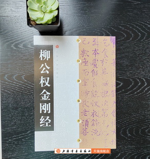 中国碑帖经典 柳公权金刚经 楷书软笔 毛笔书法练字帖 上海书画出版社