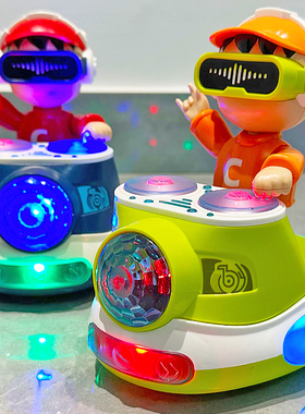 儿童宝宝0-18个月声光电动DJ打碟玩具1一2-4岁3男童4益智小孩礼物