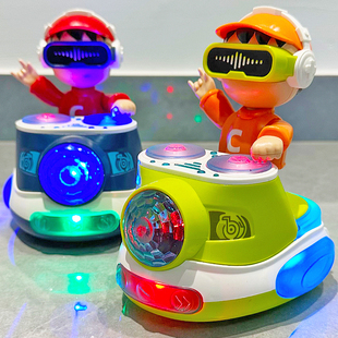 儿童宝宝0 4岁3男童4益智小孩礼物 18个月声光电动DJ打碟玩具1一2