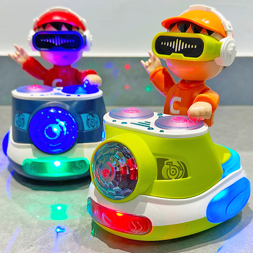 儿童声光电动DJ打碟玩具