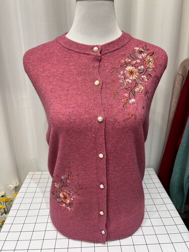 秋冬新款针织开衫妈妈装