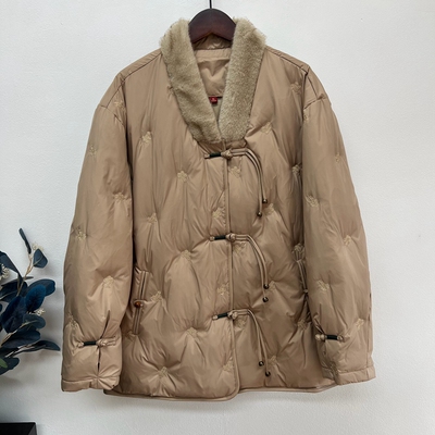 冬季国风新品妈妈装羽绒服宽松