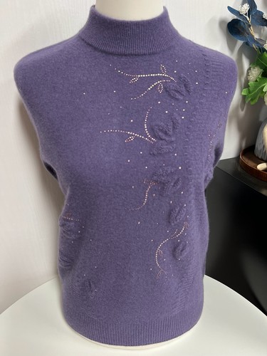 纯羊毛秋冬大码妈妈装针织毛衣女