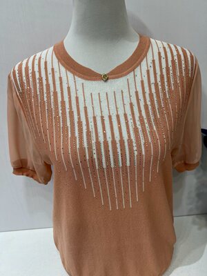 高贵新品妈妈装薄款夏季T恤针织