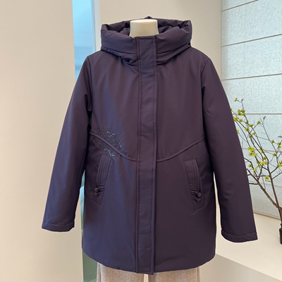 冬季妈妈装两件套羽绒服宽松外套