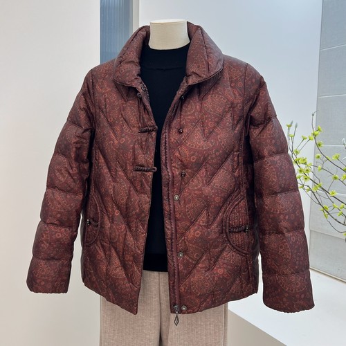 冬季妈妈装羽绒服外套90白鸭绒