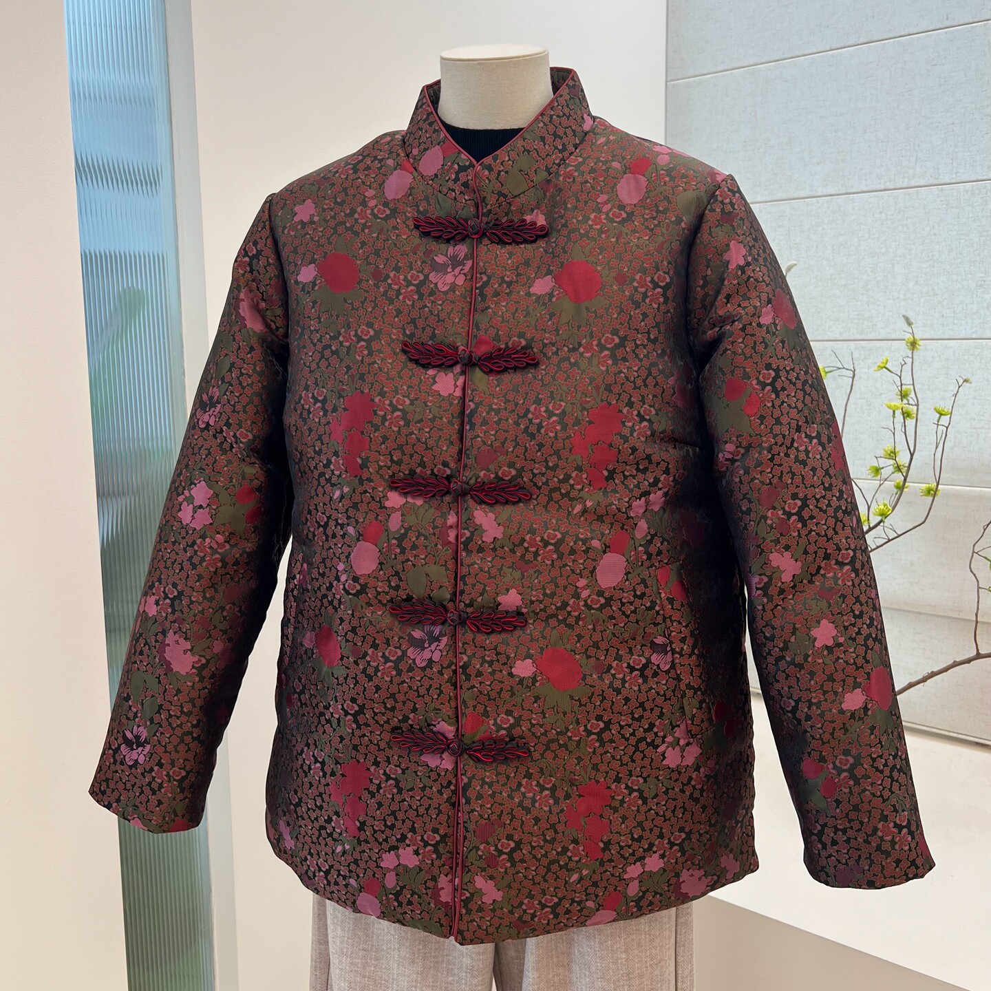 冬季奶奶装70绒羽绒服保暖外套