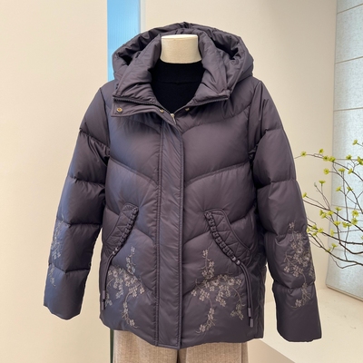 冬季新款妈妈装羽绒服外套宽松