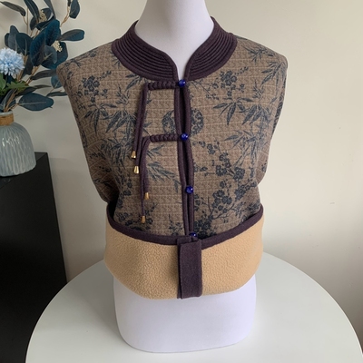 大码冬季7080岁奶奶加绒外套