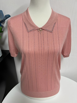 高端妈妈夏装冰丝宽松大码上衣服