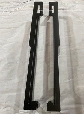 中式门把手玻璃门拉手黑色大门拉手木门推拉门拉手不锈钢门拉把手