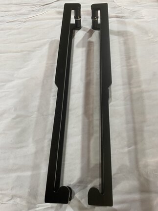 中式门把手玻璃门拉手黑色大门拉手木门推拉门拉手不锈钢门拉把手