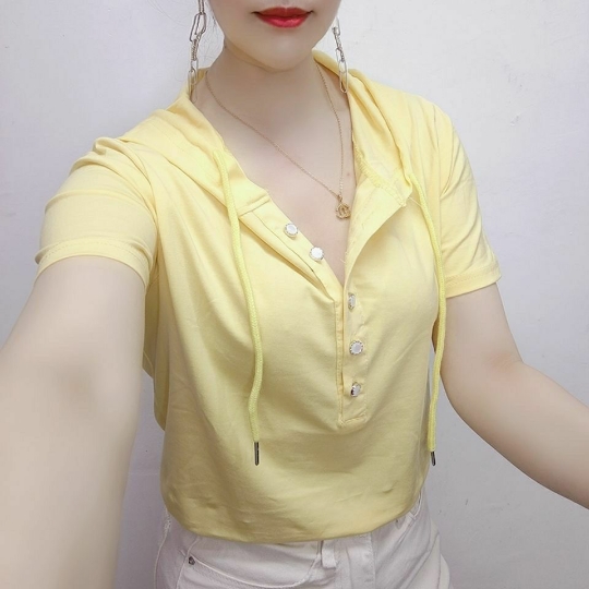 欧美t恤女装上衣2023夏季新款韩版百搭半袖纯棉莲冒短袖洋气显瘦t