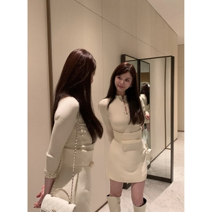 虞美人上衣版Wcouture原创 新中式美人 手工钩花羊毛针织毛衣上衣