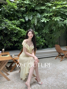 修身 欲望都市Wcouture22s03 真丝印花 复刻经典 连衣裙 欲望都市