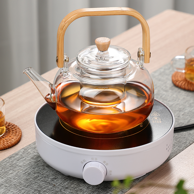 促电陶炉茶炉煮茶器小型烧水玻璃壶泡茶炉迷你电磁炉家用静音不挑