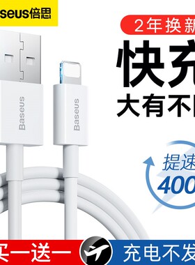 倍思适用苹果pd快充数据线iphone14usb充电线器xr13闪充线12promax手机Xsmax平板8plus加长ipad冲电线2米平板