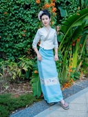 纳傣族民族服装 表演服日常款 短袖 拍照款 工作服 上衣套装 西双版