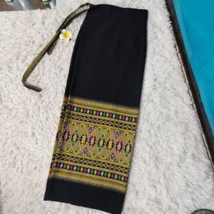 新款西双版纳傣族服装女筒裙工作服传统傣族裙长裙表演日常装