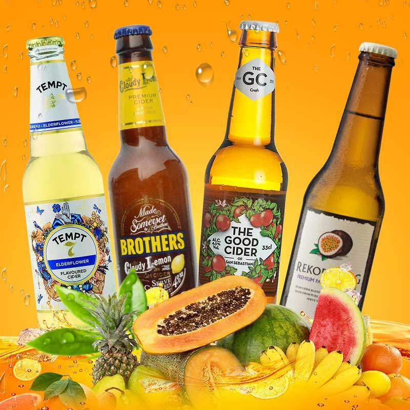 4瓶装西打酒诱惑7号接骨木味 伊娲苹果 瑞可德林百香果味精酿|ruв категории вино, ликер/вино - от Buy2taobao.com для оказания профессиональной услуги покупки агента Taobao