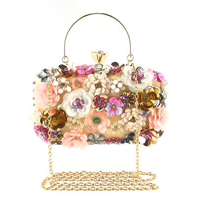 Woman Handbags Party Bag Fashion Evening Clutch Flower Purse