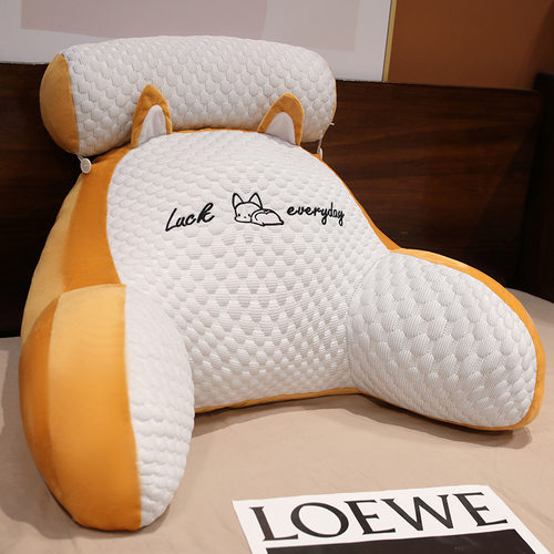 Throw Pillow Triangular Reading Backrest Cushion Headrest