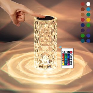 Light Crystal Decor Colors Lamp Night LED Party Table
