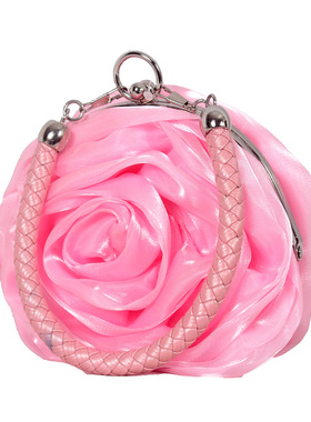 Evening Bag Wedding Purse Pink Clutch Women Party Handbag