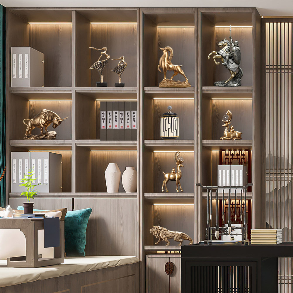 新高档客厅家居软装复古办公室博古架书房书柜酒柜装饰品,家居饰品,装饰摆件,淘宝优惠券,粉丝福利购,淘宝优惠卷