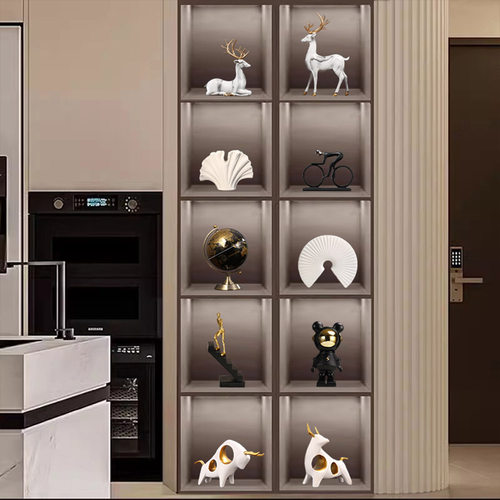 豪布斯卡酒柜玄关客厅树脂