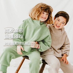 男童女童长袖 Petite 卫衣儿童连帽打底衫 加拿大小云朵童装 Revery