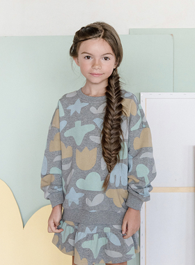 Petite Revery PR小云朵童装男童女童长袖卫衣儿童洋气百搭上衣潮