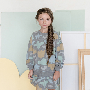 男童女童长袖 PR小云朵童装 卫衣儿童洋气百搭上衣潮 Revery Petite