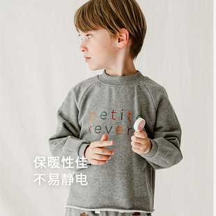 卫衣打底衫 儿童长袖 女童男童春秋 Revery加拿大小云朵童装 Petite