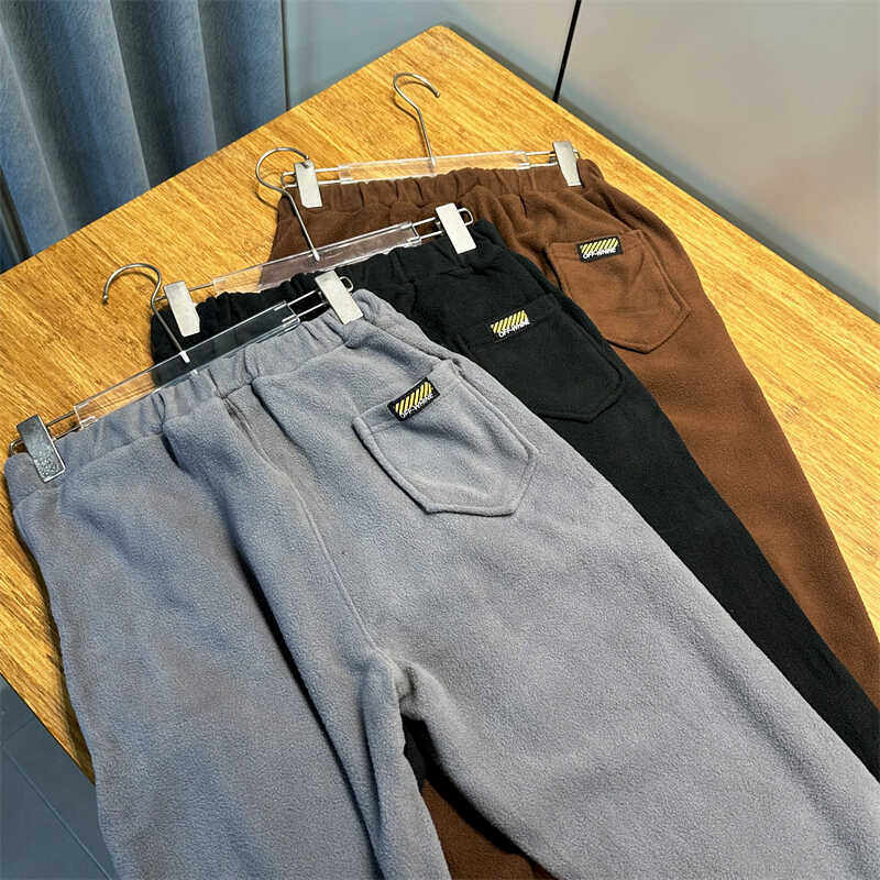 外贸撤柜！加厚摇粒绒！日系复古男宽松束腿休闲卫裤男女情侣款,男装,卫裤,淘宝优惠券,粉丝福利购,淘宝优惠卷